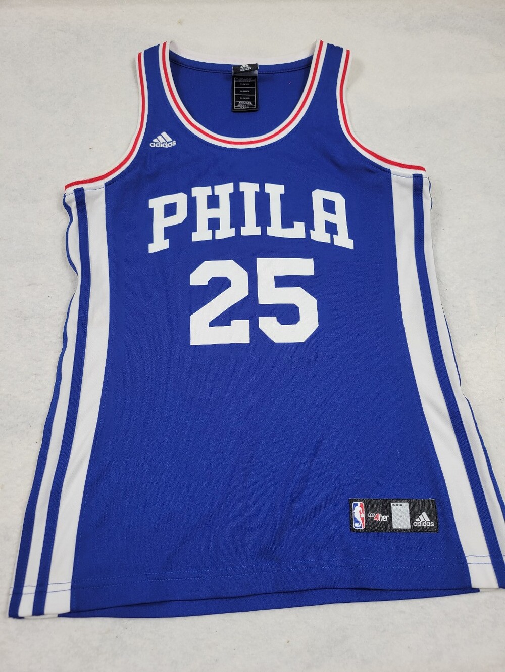 Up for sale is an authentic Adidas NBA 4 Her Philadelphia 76ers Ben Simmons #25